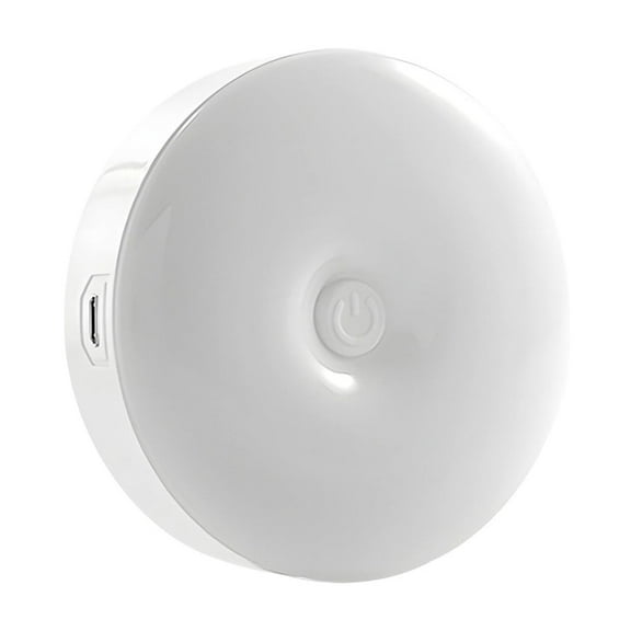 Eoozwa Button Style LED Wall Light Circular Design for Bedroom Hallway Household Use Stepless Dimming Magnetic Mount Luxury Lighting