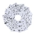 thumbnail image 4 of kusrkot 12 Pack Girls Cute Nail Art Water Transfer Stickers Key Manicure Tips Decals, 4 of 9
