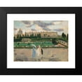 thumbnail image 2 of Tadeusz Makowski 18x14 Black Modern Framed Museum Art Print Titled - Urban Landscape (Esplanade Des Invalides) (1908), 2 of 5