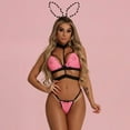 thumbnail image 2 of Bigersell No Panty Line Underwear Women Clearance Women Panties Cheeky Panty Style P-1133 Nylon Period Panties Ladies Thongs Briefs Mid Waist Women Cheeky Panties Pink M, 2 of 8