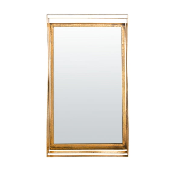 Safavieh Resa Classic Solid Rectangular Mirror, Gold Foil
