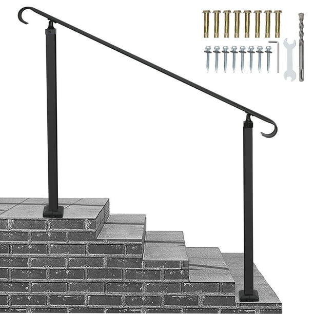 5 Step Stairs Handrails for Outdoor Steps for Older and Disabled, with