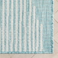 thumbnail image 3 of Well Woven 5' x 7' Blue Chevron Outdoor Rug, 3 of 7