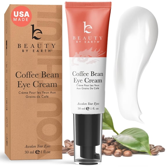 Coffee Bean Eye Cream, 1 fl. oz. (30 ml), Beauty By Earth