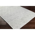 thumbnail image 3 of Hauteloom Budgewoi Jute Living Room, Bedroom Area Rug - Contemporary - Cream, Medium Gray - 5' x 7'6", 3 of 10
