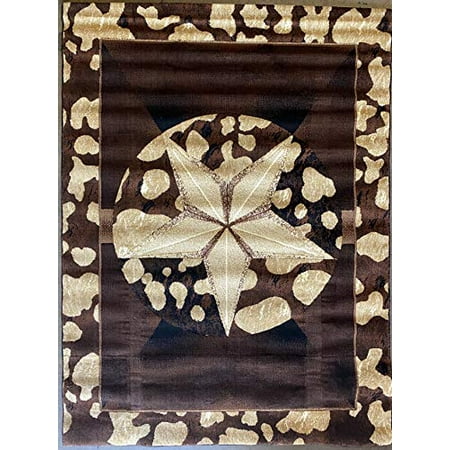 Texas Star Area Rug Lone Black, How Do I Get My Area Rug To Lay Flat
