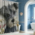thumbnail image 5 of Fmbmuo Polyester Animal Theme Shower Curtain Waterproof Multicolor for Bathroom Decorations, Bohemian Faux Embroidery Print Shower Liner, 70 x 70 inch, 5 of 5