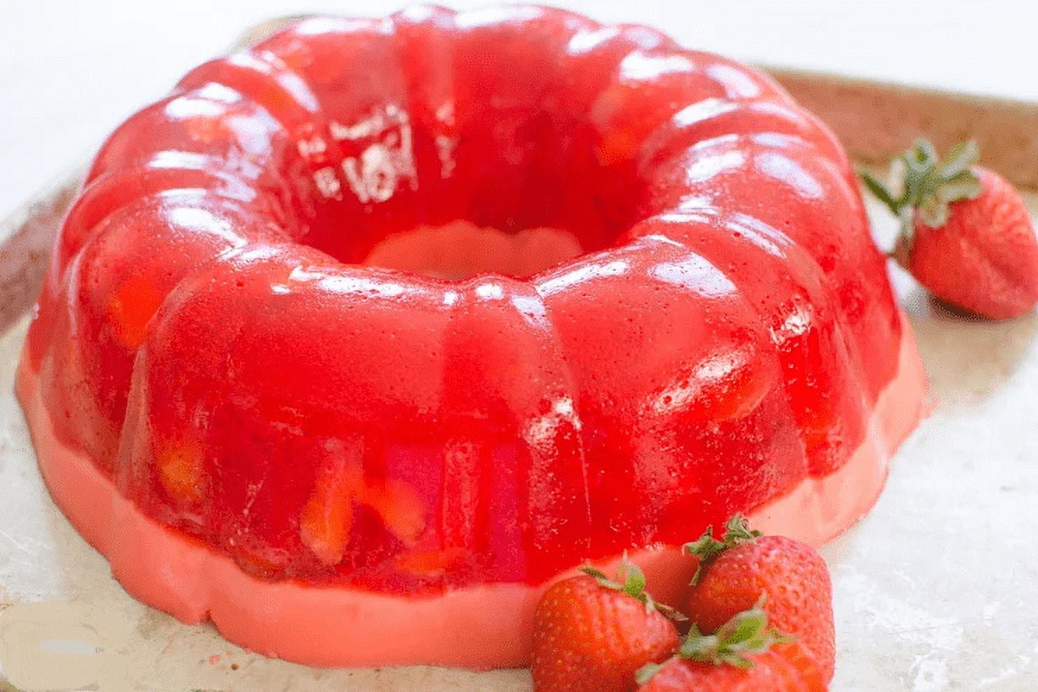 Strawberry Halal Gelatin Dessert Jell-O 3.oz each - Pack of 6 - جيليه الفراولة حلال