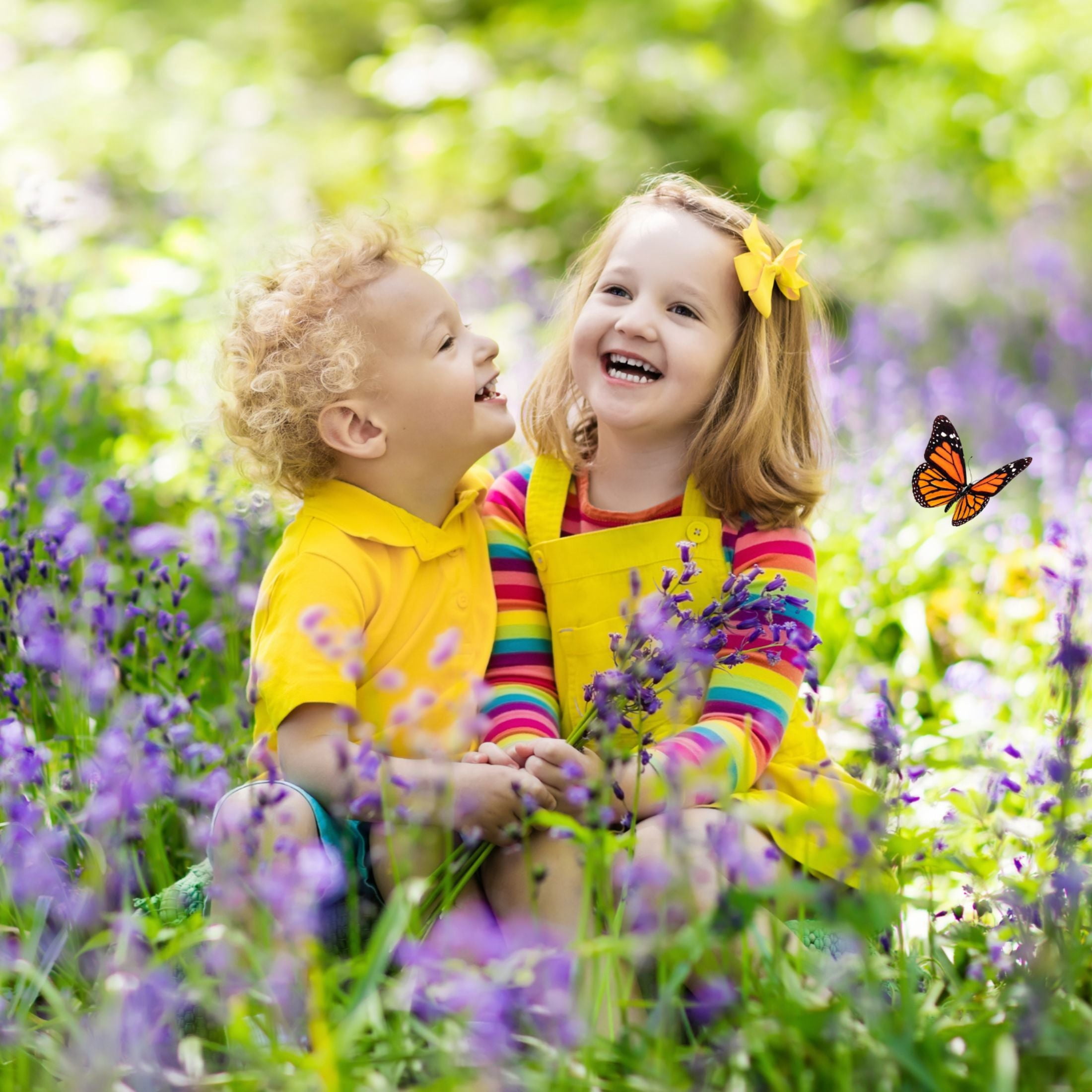 Rooted Promise Butterfly Garden Kit Kids Flower and Herb Seed Starter Kit with Grow Rings and Greenhouse Domes 2 Pack