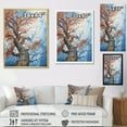 thumbnail image 4 of Designart "Murmuring Maple II" Tree Maple Floater Framed Wall Art Living Room, 4 of 5
