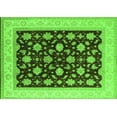 thumbnail image 1 of Ahgly Company Indoor Rectangle Oriental Green Industrial Area Rugs, 2' x 3', 1 of 4