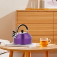 thumbnail image 4 of Charlodey Whistling Kettle Teapot Stovetop Teakettles Stainless Whistling Tea Kettle | Coffee Iced Tea Maker Boiling Kettle for Kitchen Restaurant Shop 7.3x7.5in Home and kitchen B, a kettle, 4 of 4