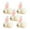 White, variant on MXTPOV 5pcs Mini Plush Rabbits Ornaments, Lovely Easter Bunny Doll Decor for Table Decor, Easter Egg Fillers, Easter Decorations, Home Decor