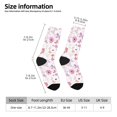 thumbnail image 2 of Balery Chaussettes Rétro à Motif Floral Unisexes Chaussettes Douces et Respirantes pour Hommes et Femmes, Taille Unique (US 5-11), Confortables et Durables pour un Usage Quotidien, 2 of 6