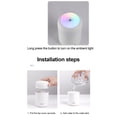 thumbnail image 3 of 300ml Air Humidifier USB Small Portable Colorful Ambient Lighting Continuous/Intermittent, 3 of 8