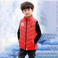 thumbnail image 4 of Mikilon 4-14 Years Boy's and Girl's Heated Vest, Rechargeable Lightweight Heating Vest Warming for Hunting, 4 of 7