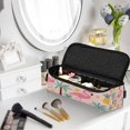 thumbnail image 6 of Hair Tools Storage with Heat Resistant Mat- Cartoon Flamingo Printed Curling Iron Travel Bag/Flat Iron Case for Women, 6 of 8