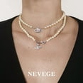 thumbnail image 2 of LAICAIW Collier Saturne Cristal Strass Collier Saturne, Collier Ras-du-Cou Perle pour Femmes Collier Planète Est des Cadeaux Parfaits pour Femmes Filles, 2 of 6