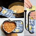 thumbnail image 5 of Yayeee Oven Mitts and Pot Holder Set of 4 Heat Resistant Kitchen Gloves Baking Hot Pad, Light Lemon, 5 of 5