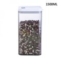 thumbnail image 1 of Kitchen Moisture-proof Sealed Square Plastic Transparent Grain Fresh-keeping Jar Can Be Stacked With Dried Fruit Snack Storage, 1 of 6