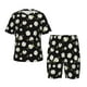 thumbnail image 1 of Balery Daisies Flowers Conjunto de Pijama Infantil de Manga Corta con Estampado – Ropa de Dormir de Algodón Suave-XX-Large, 1 of 6