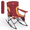 Red, variant on EVER ADVANCED Rocking Camping Chair, Portable Folding Rocker for Outdoor with Cup Holder Side Pocket and Carry Bag, Supports 300LBS, Blue&Gray
