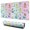 Rainbow Princess Flower, variant on Long Mouse Pads for Desk,Star Princess Castle Pattern Desk Mats on Top Of Desks, Desk Mouse Pad Extra Large with 3mm Non-Slip Base and Stitched Edge for Gaming,Office,Work,Home 31.5"x11.8"