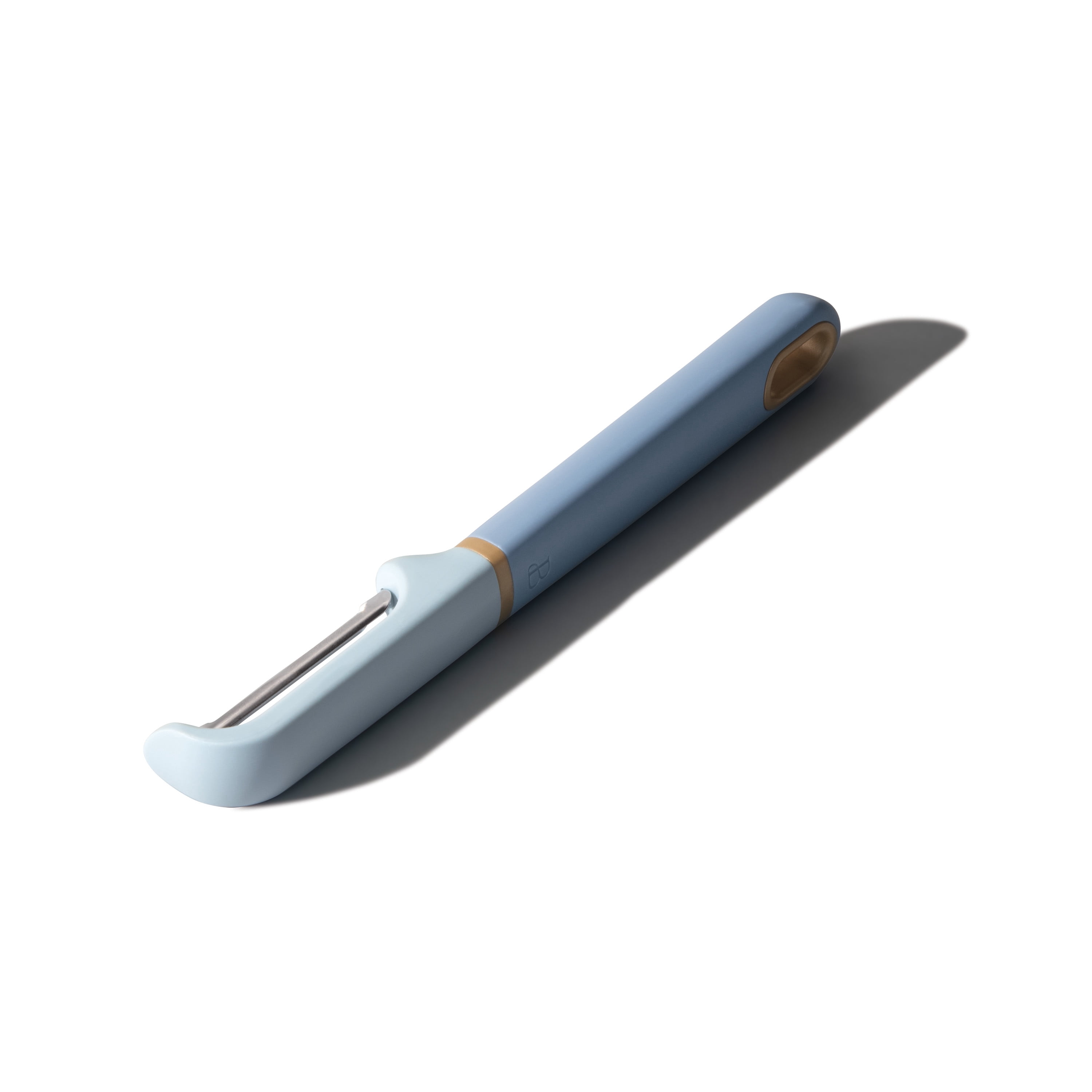 Beautiful Swivel Peeler with Stainless Steel Blade in Blue Icing by Drew Barrymore