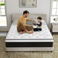 thumbnail image 3 of Cooling Airflow 12 - inch Twin Hybrid Mattress is Equipped with Individually Wrapped Pocket Springs and Comes in a Box., 3 of 9