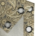 thumbnail image 3 of Ambesonne Earth Tones Grommet Curtain Single Panel, Welsh Pears, 50"x60", Grey Yellow, 3 of 5