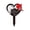 F, variant on Aximioll Cemetery Memorial Husband Stake 11.8 x 8.3 in, Corrosion-Resistant Metal Alloy & Rigid Dual Ground Prongs, Grave Marker Tribute for Cemetery Lawn and Memorial Garden