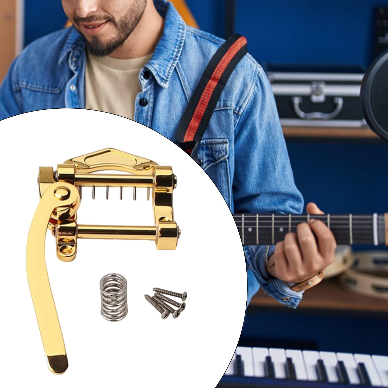 Rushawy Electric Guitar Bridge Accessories Guitar Tremolo System for SG ES335 LP etc Golden