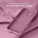 thumbnail image 5 of Funda de Silicona Premium, Forro de Microfibra Suave, para iPhone 16 Pro de 6.3 Pulgadas, Lavanda Púrpura, 5 of 7