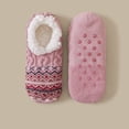 thumbnail image 6 of Goodw7 Women Winter Slipper Socks, Thick Fleece Lined Non Slip Floor Socks with Grippers, Soft Warm Knit Home Socks for Ladies Indoor Lounging Bedroom Living Room Travel, 6 of 6