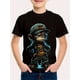 thumbnail image 1 of Cool Monkey 3D Print Tee Tops, Boy's Round Neck Casual Short Sleeve Comfortable Soft Versatile T-shirt, 1 of 6