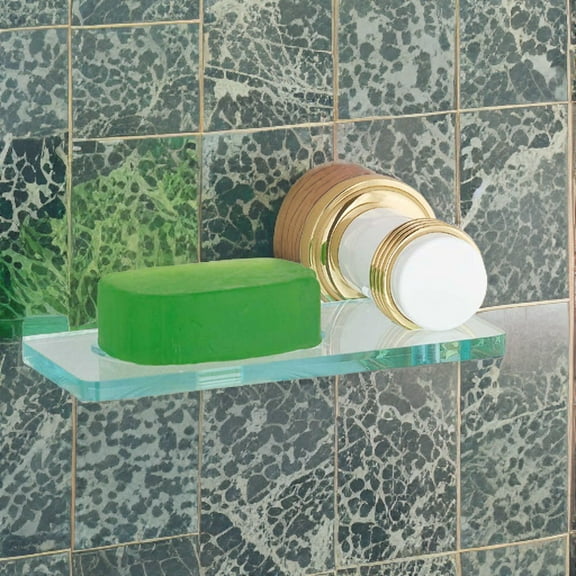 Glass Soap Dish Holder Victorian Spectrum Brass Bracket | Renovator's Supply