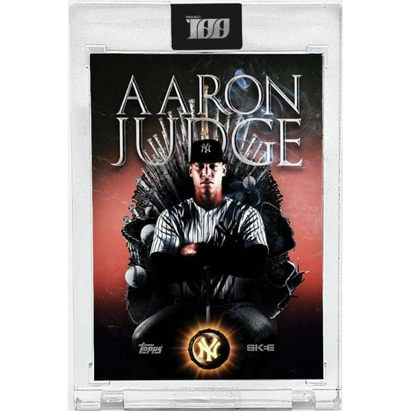 MLB 2022 Project100 Aaron Judge Trading Card (by DJ Skee)