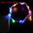 thumbnail image 4 of Wovilon Led Light Strips Led Copper Wire Light String Button Battery Box Gift Box Decorative Light String Holiday Christmas Colorful Light String Star Lights 2 Meter 20 Lights, 4 of 4