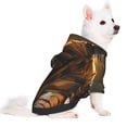 thumbnail image 2 of Fotbe Tiger In The Fallen Leaf Forest Sudadera con Estampado para Perros Pequeños – Suéter con Capucha para Mascotas, Tela Suave de Forro Polar con Bolsillo-XX-Large, 2 of 7