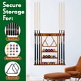 thumbnail image 3 of ISZY Billiards Wall Mounted Pool Accessories Billiard Ball and Stick Holder, 3 of 9