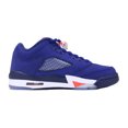 thumbnail image 3 of NIKE AIR JORDAN 5 RETRO LOW GS V SZ 4.5 Y DEEP ROYAL BLUE TEAM ORANGE 314338 417, 3 of 5