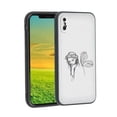 thumbnail image 1 of Compatible with iPhone XS Phone Case, Line-Art-8 Case Silicone Protective for Teen Girl Boy Case for iPhone XS, 1 of 1
