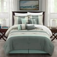 Euphoria 8Piece Embroidered Comforter Set Embroidery Pintuck Bedding