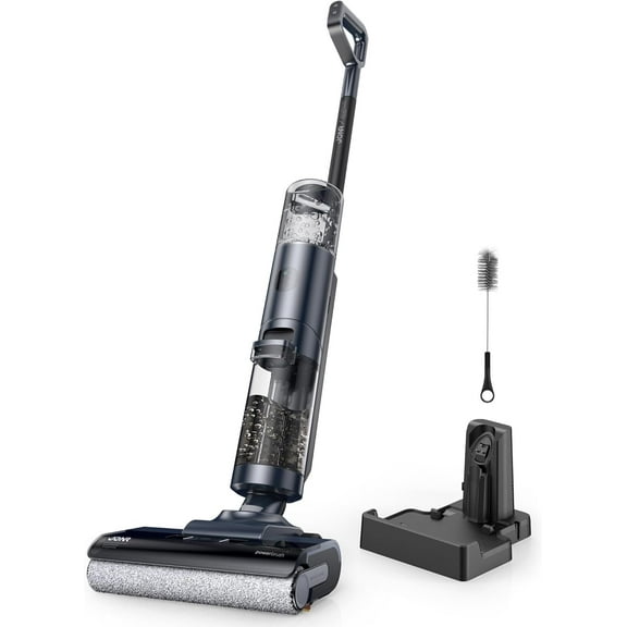 JONR ED12 Pro Cordless Wet Dry Vacuum & Mop, Hot Air Drying, Self-Cleaning, Dual-Edge Clean for Hard Floor & Pet Hair