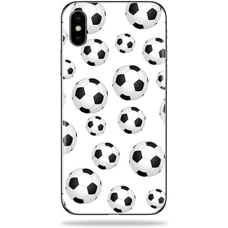 Skin For Apple iPhone XS - Soccer Ball | Protective, Durable, and Unique Vinyl Decal wrap cover | Easy To Apply, Remove, and Change (Best Soccer App For Iphone)