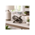 thumbnail image 6 of Rounded Knot for Home and Bathroom Decor - Marble Sculpture for Living Room, Office Desk or Shelf Styling - Modern Stone Decorative Ornament for Coffee Tables and Room Accent - 9", Gray, 6 of 12