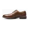 thumbnail image 4 of Men's Nunn Bush Centro Flex Wingtip Oxford Party Shoes Cognac 84983-221, 4 of 9