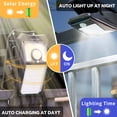 thumbnail image 2 of CHOK 2Pcs Motion Sensor Solar Clip Light White, 2 of 6