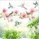 thumbnail image 4 of Adhesivos para ventanas: 1 magníficos adhesivos electrostáticos decorativos con patrón de flores y mariposas para evitar que los pájaros golpeen sus ventanas, 4 of 4