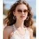 thumbnail image 2 of Gafas de sol FEISEDY retro ovaladas con forma de ojo de gato para mujer B0257, 2 of 7